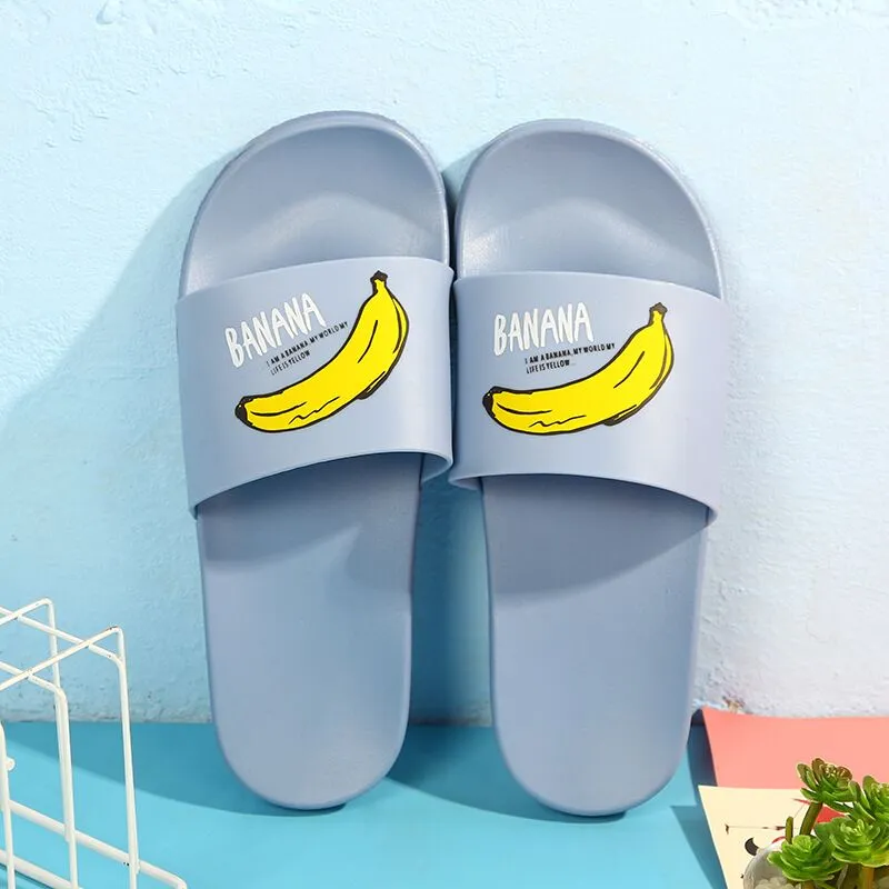 2018 New Women Slippers Fashion Summer lovely Ladies Casual Slip On Fruit jelly Beach Flip Flops Slides Woman Skid Indoor Shoes