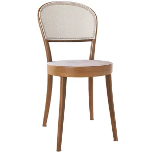 314 Wood Seat Mesh/Cane Back Chair