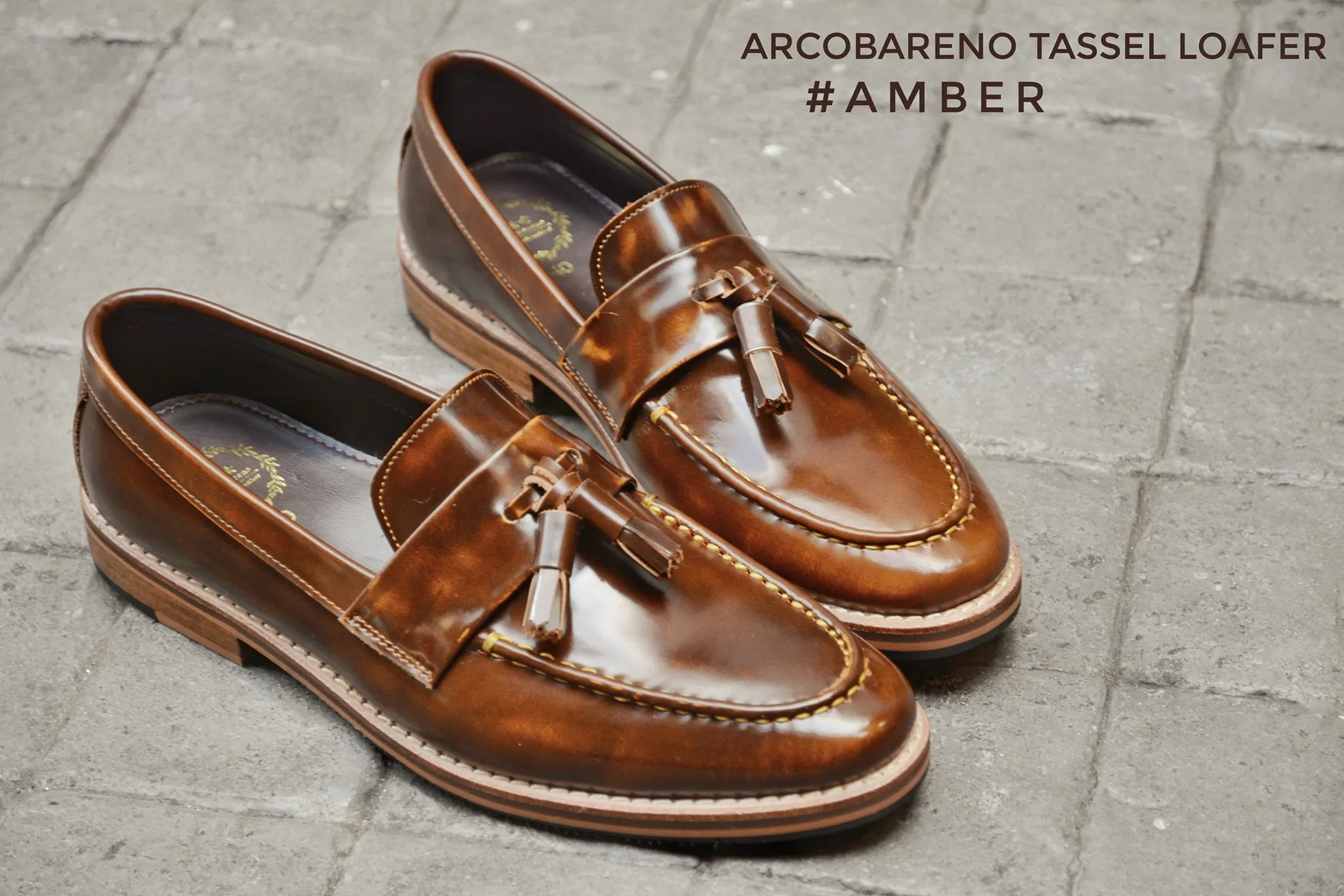 505 Tassel Loafer Amber - Penny - Wooden Soles