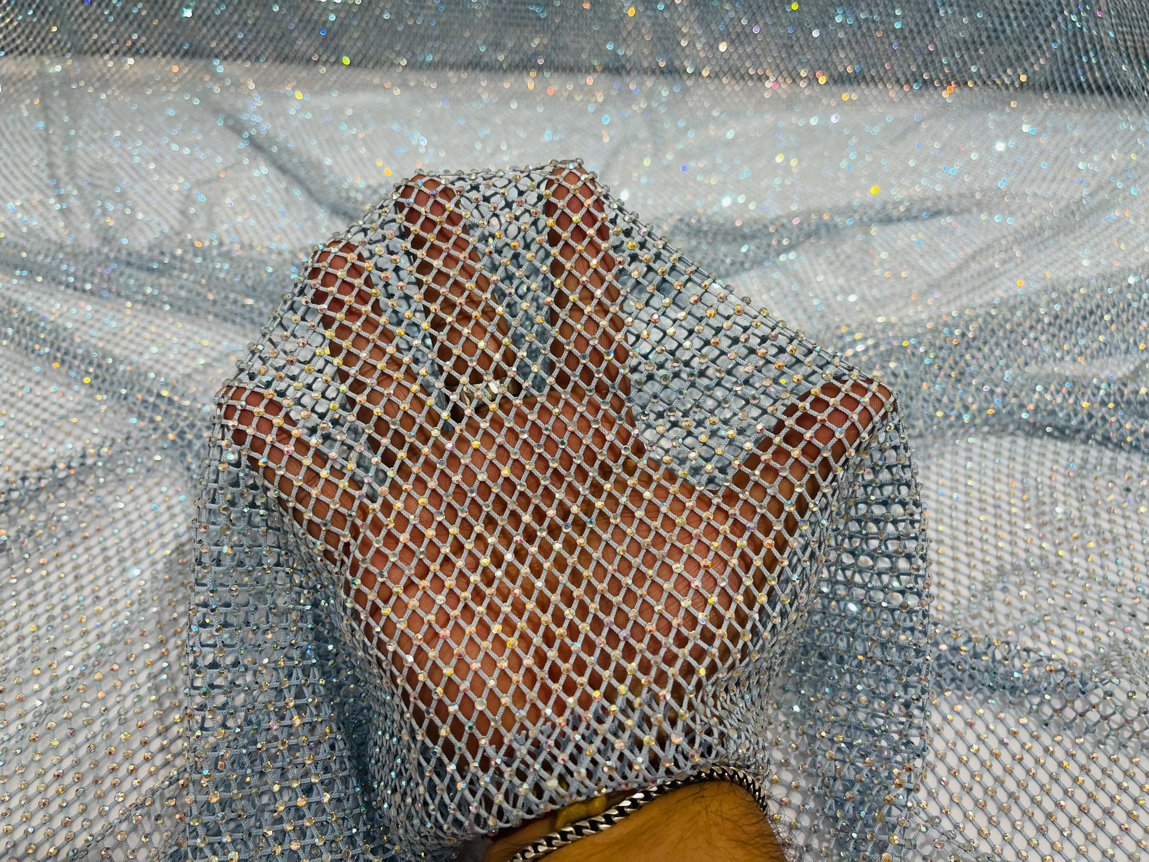 AB RHINESTONES FISH NET (By The Yard)