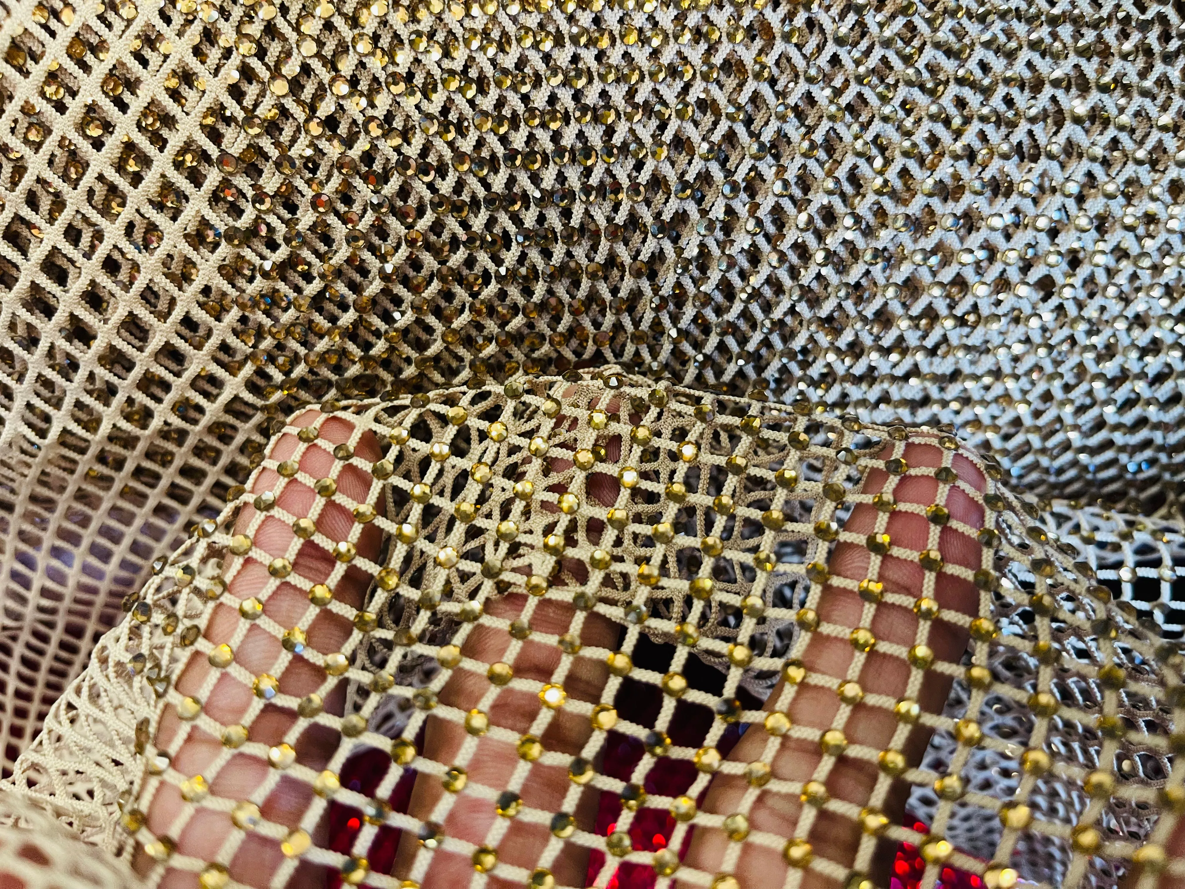 AB RHINESTONES FISH NET (By The Yard)