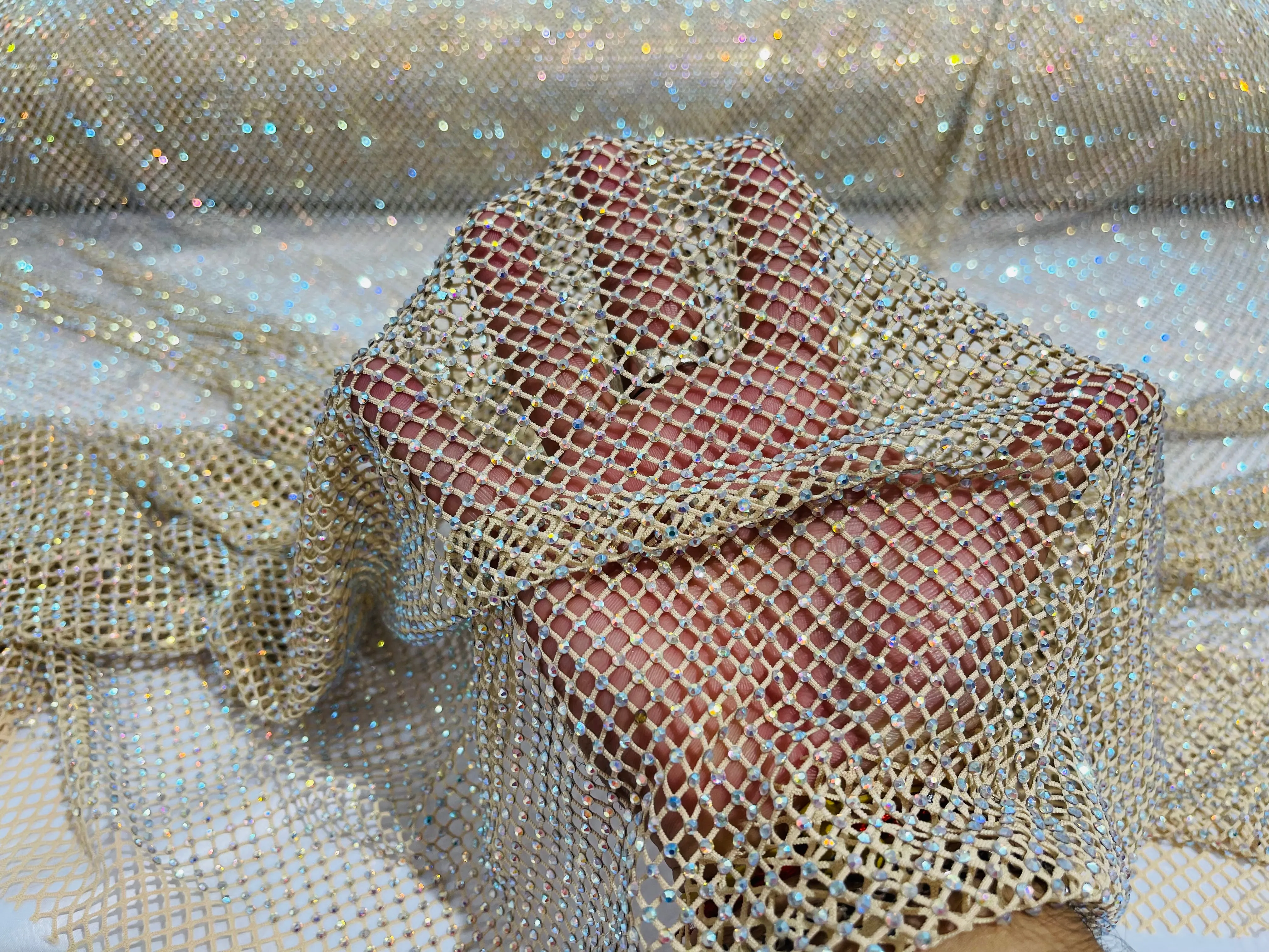 AB RHINESTONES FISH NET (By The Yard)