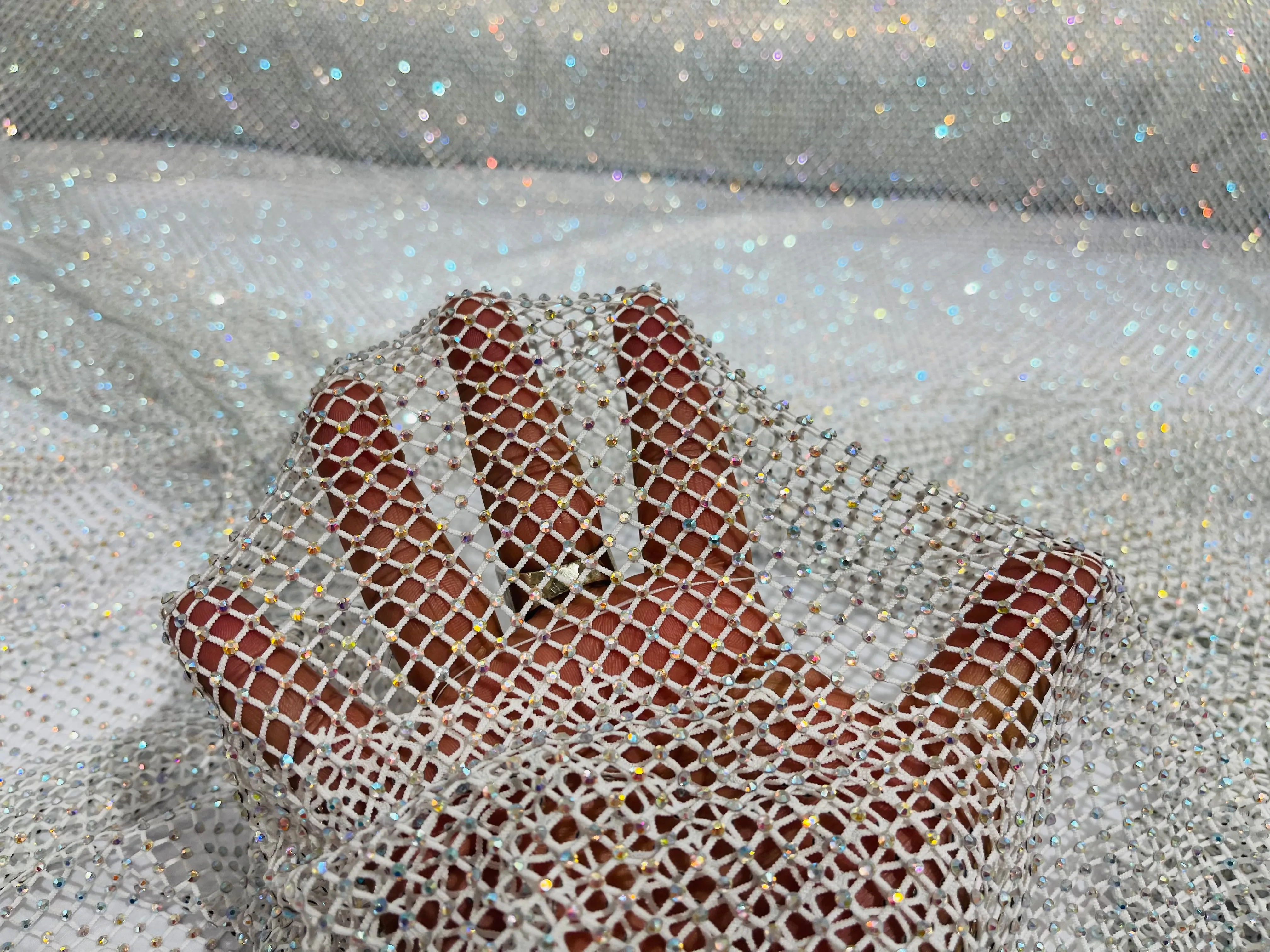 AB RHINESTONES FISH NET (By The Yard)