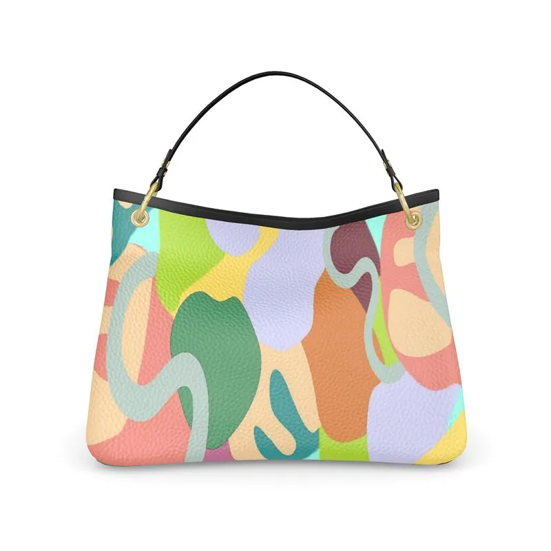 Abstract Wild Luxury Leather Talbot Slouch Bag