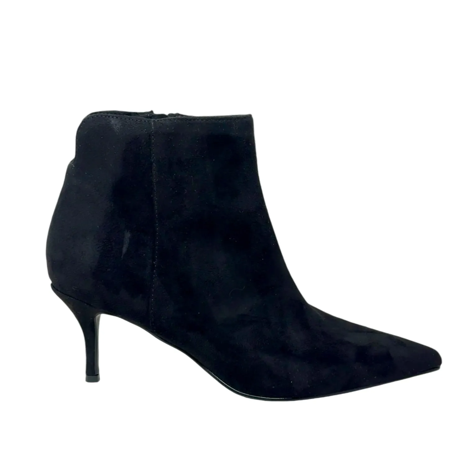 Accurate Microsuede Booties By Charles By Charles David In Black, Size: 8