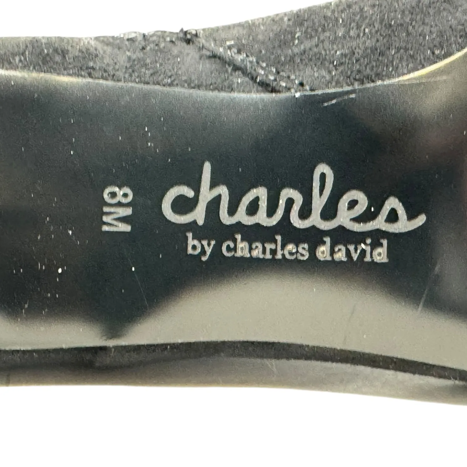 Accurate Microsuede Booties By Charles By Charles David In Black, Size: 8