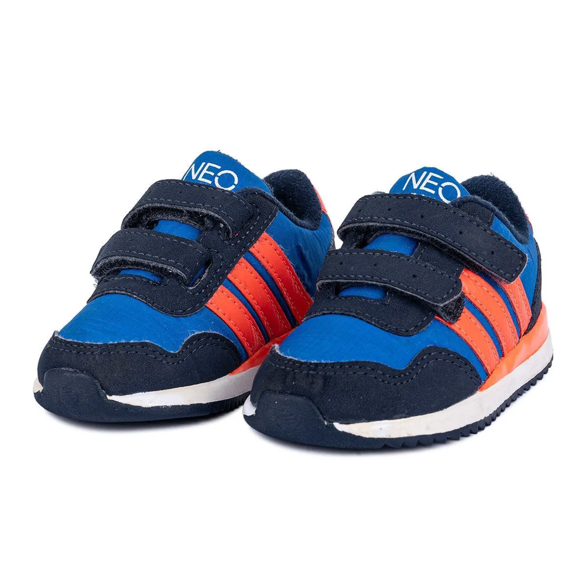 Adidas Runneo V Jogger Cmf Sneakers Leather Blue Colour For Kids