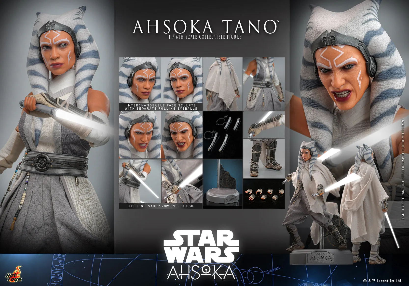 Ahsoka Tano 1/6 Scale Figure by Hot Toys