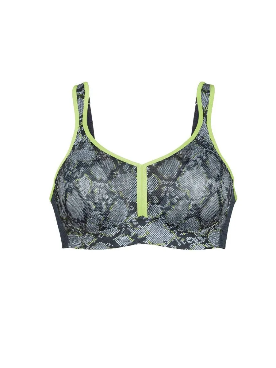 Air Control Deltapad Sports Bra - Viper Grey