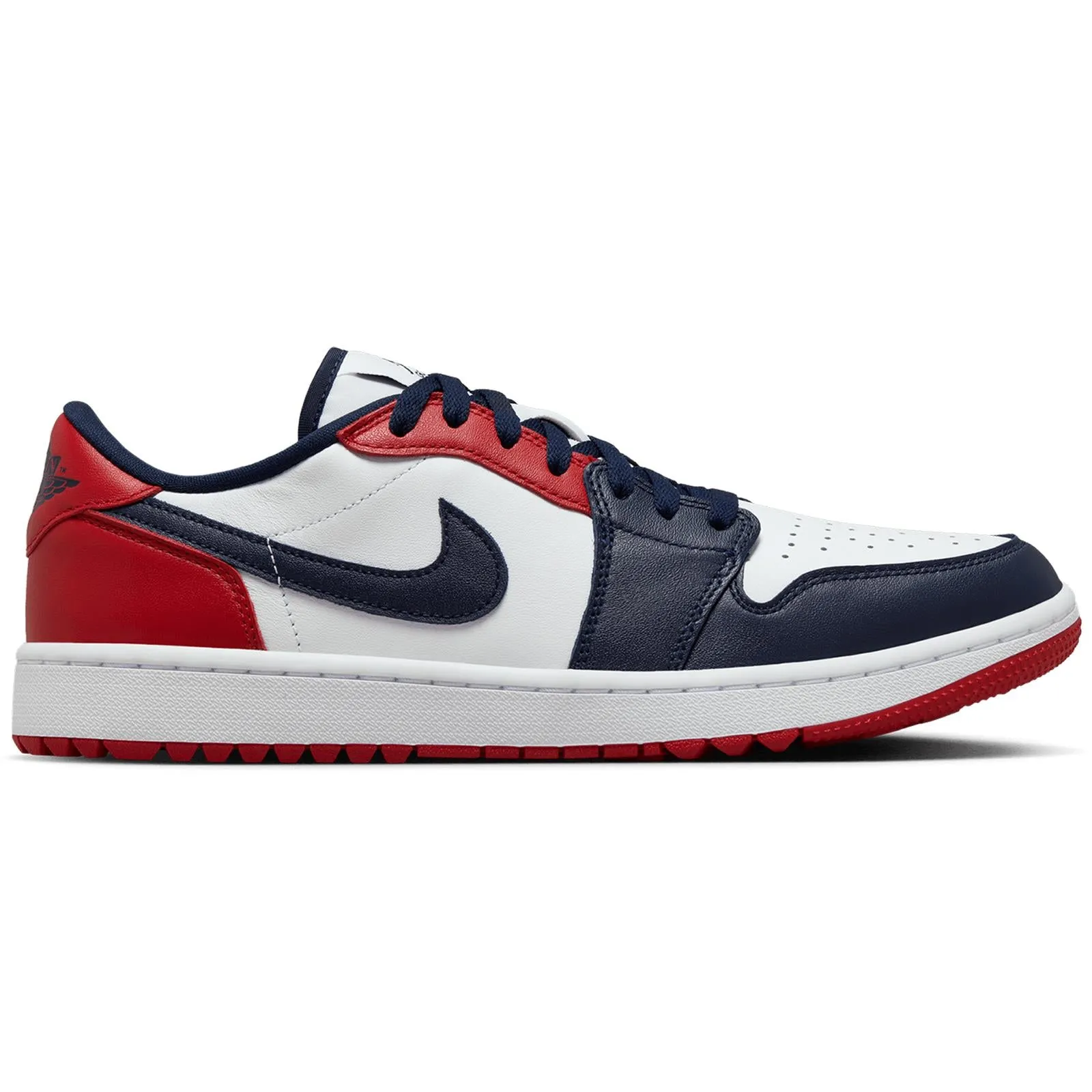 Air Jordan 1 Low Golf Shoes White/Red - AW24