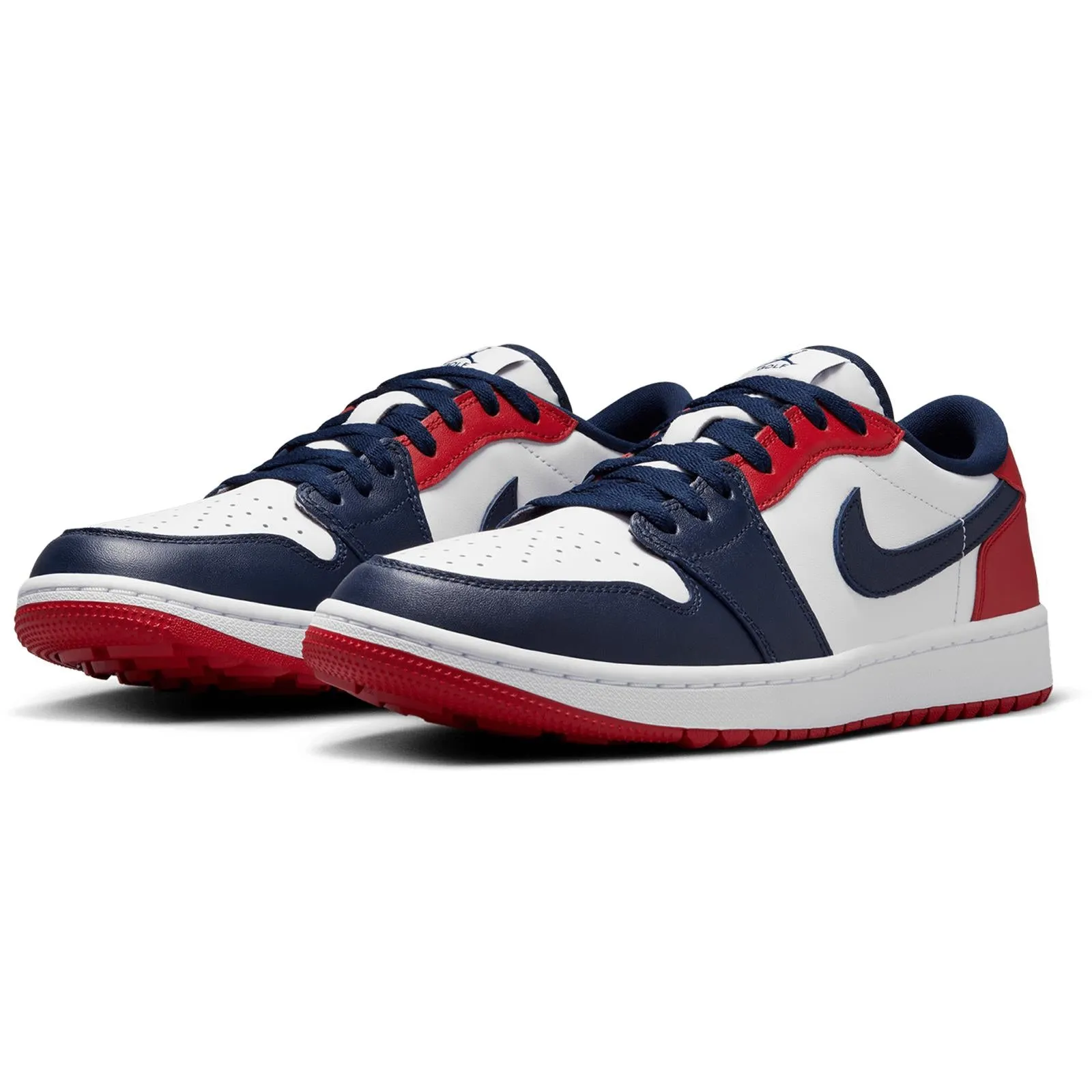 Air Jordan 1 Low Golf Shoes White/Red - AW24