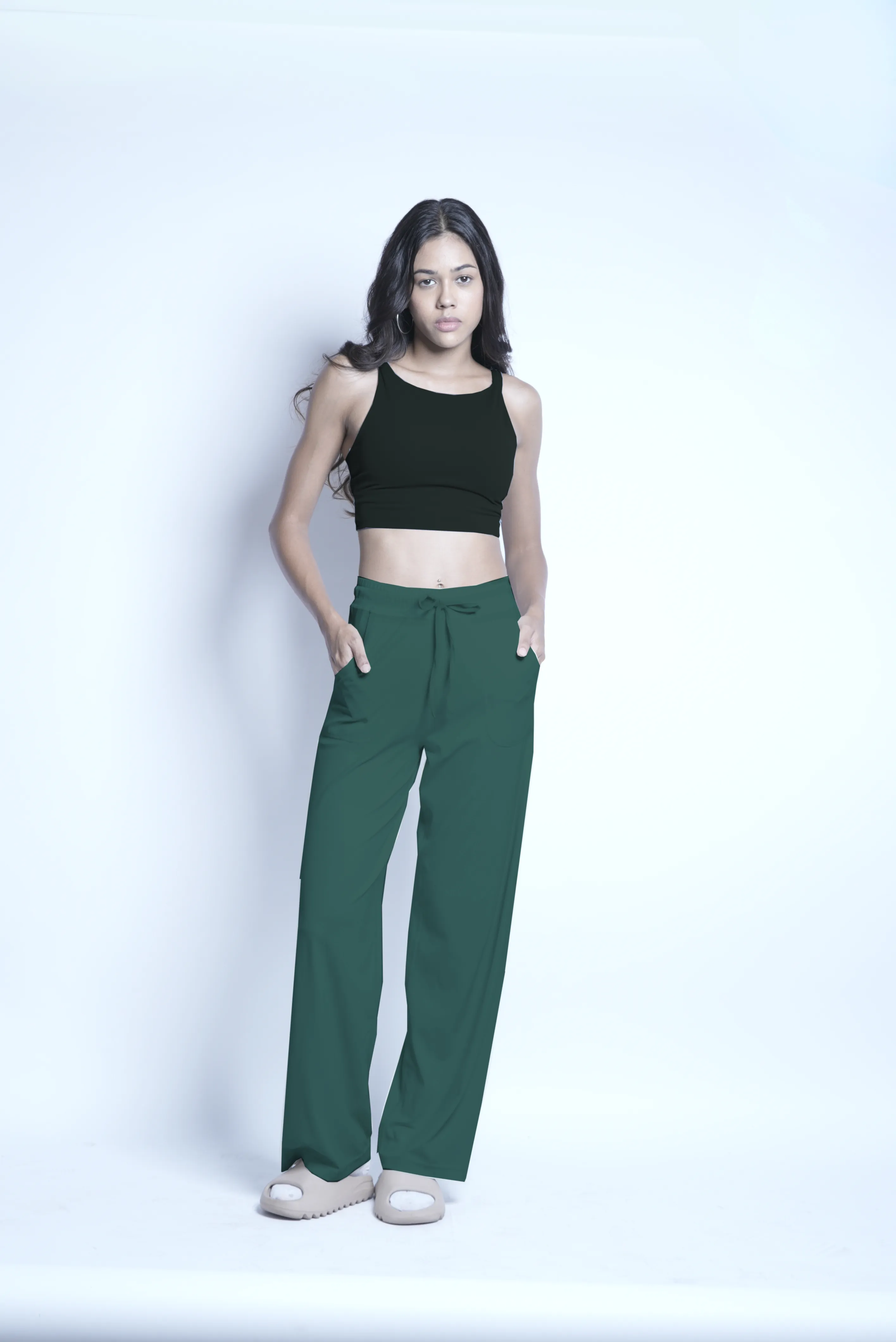 All Day Straight Fit JetSet Lounge Pants - Green