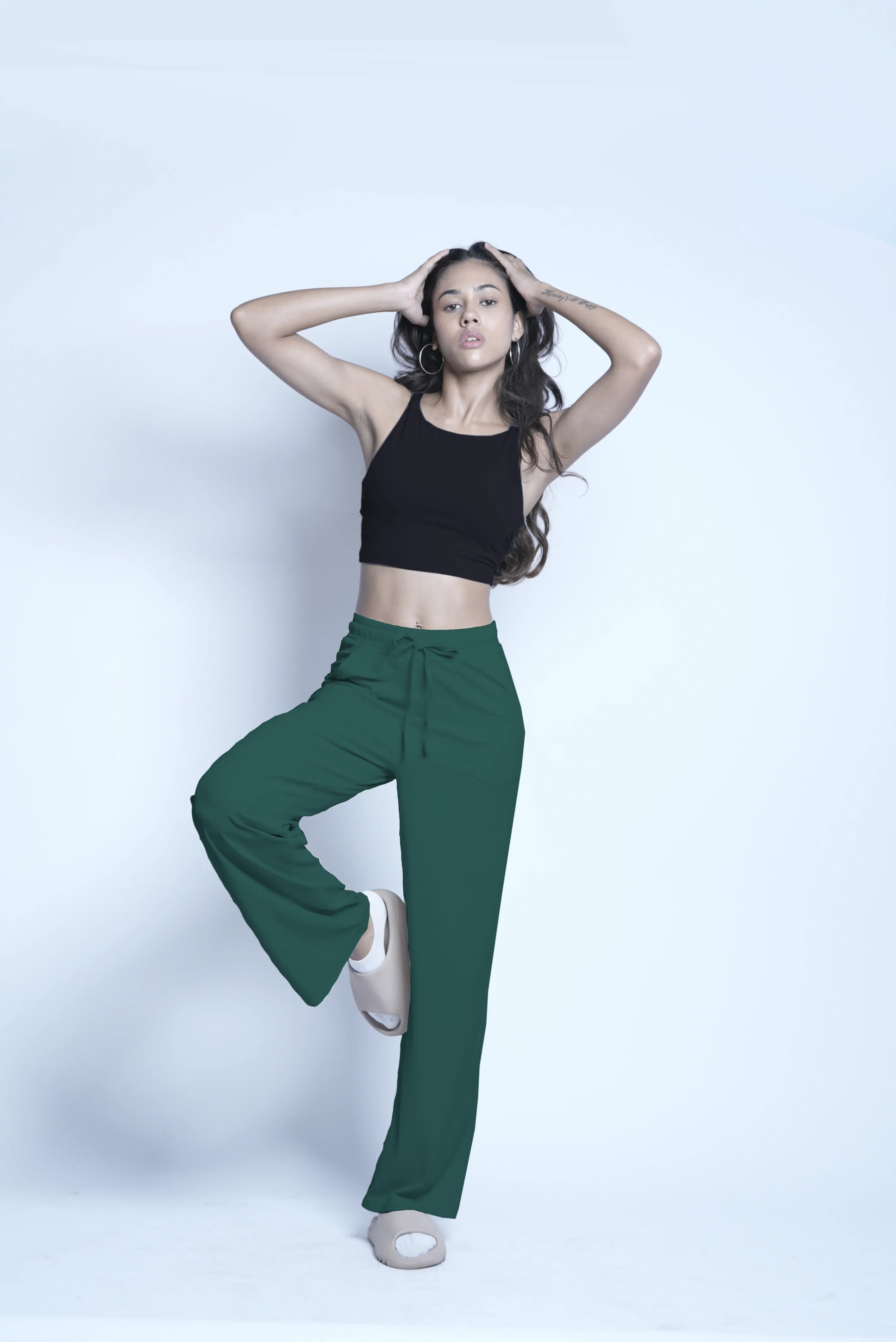 All Day Straight Fit JetSet Lounge Pants - Green