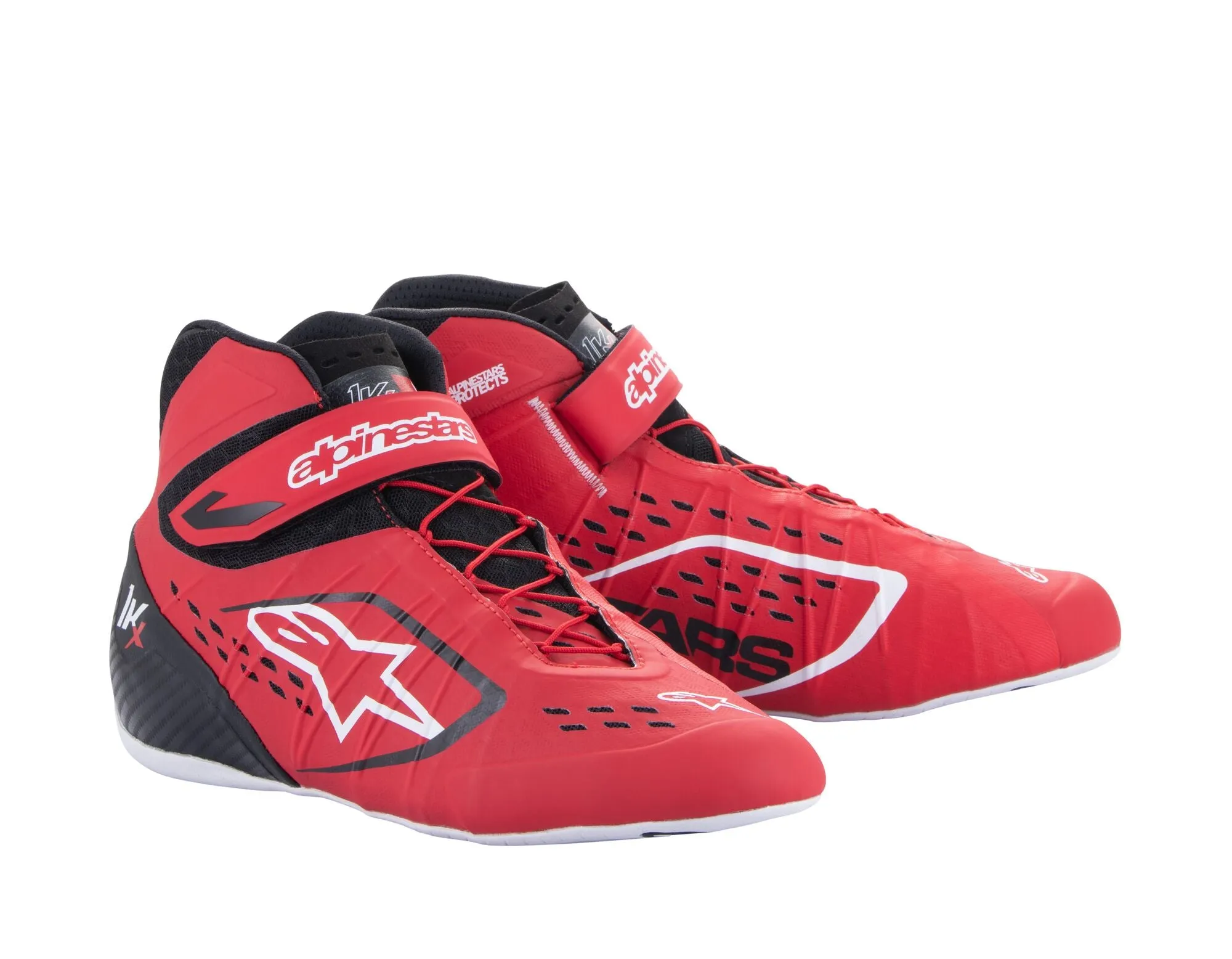 ALPINESTARS 2712123_312_13 Karting shoes TECH-1 KX V2, red/black/white, Size 47