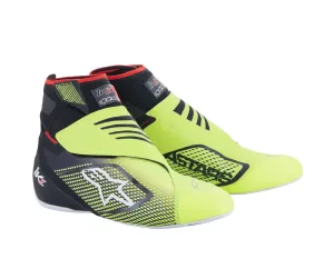 ALPINESTARS 2713023_155_11 Karting shoes TECH-1 KZ V2, black/yellow fluo, Size 44