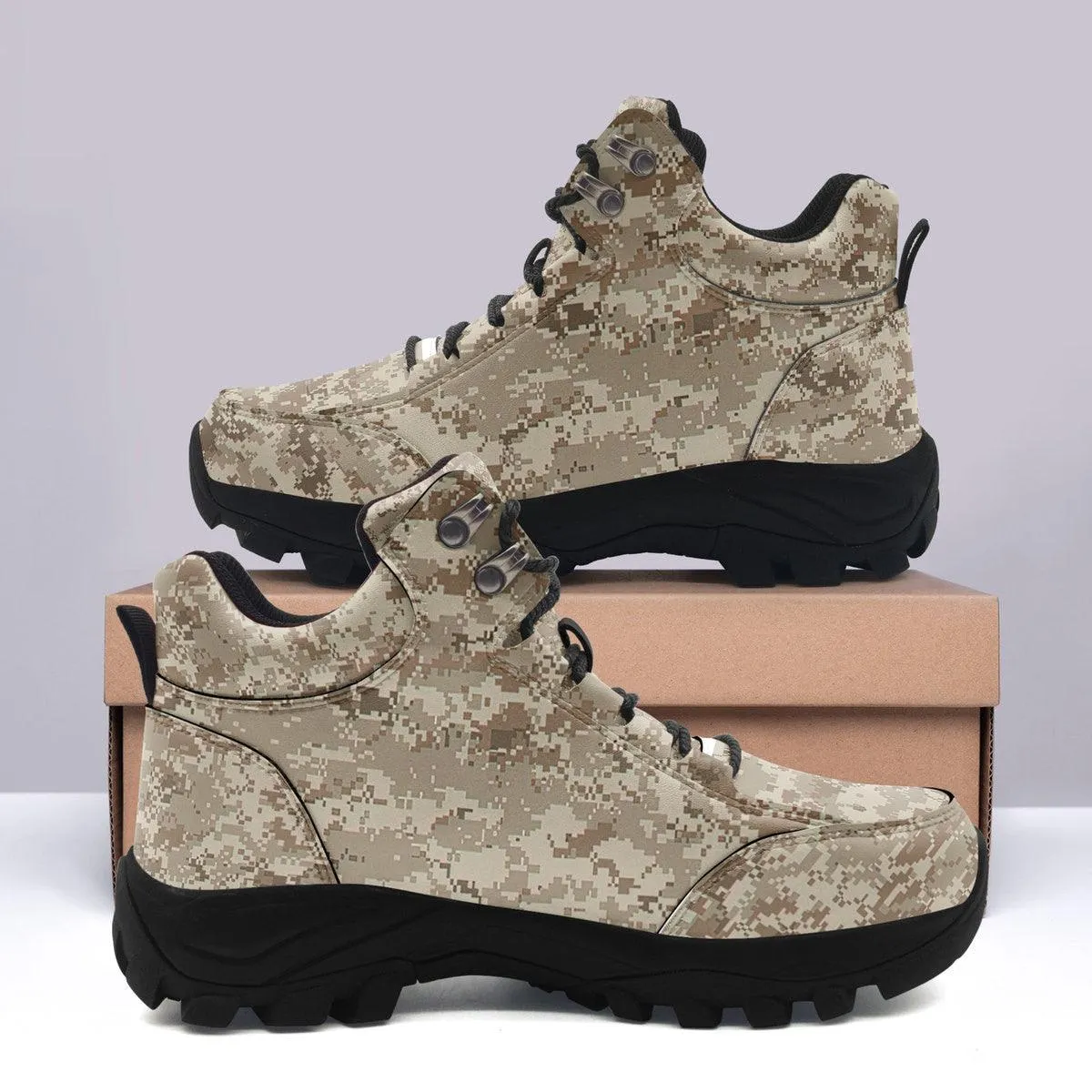 American Navy Working Uniform (NWU) Type II Camo Hiking Shoes