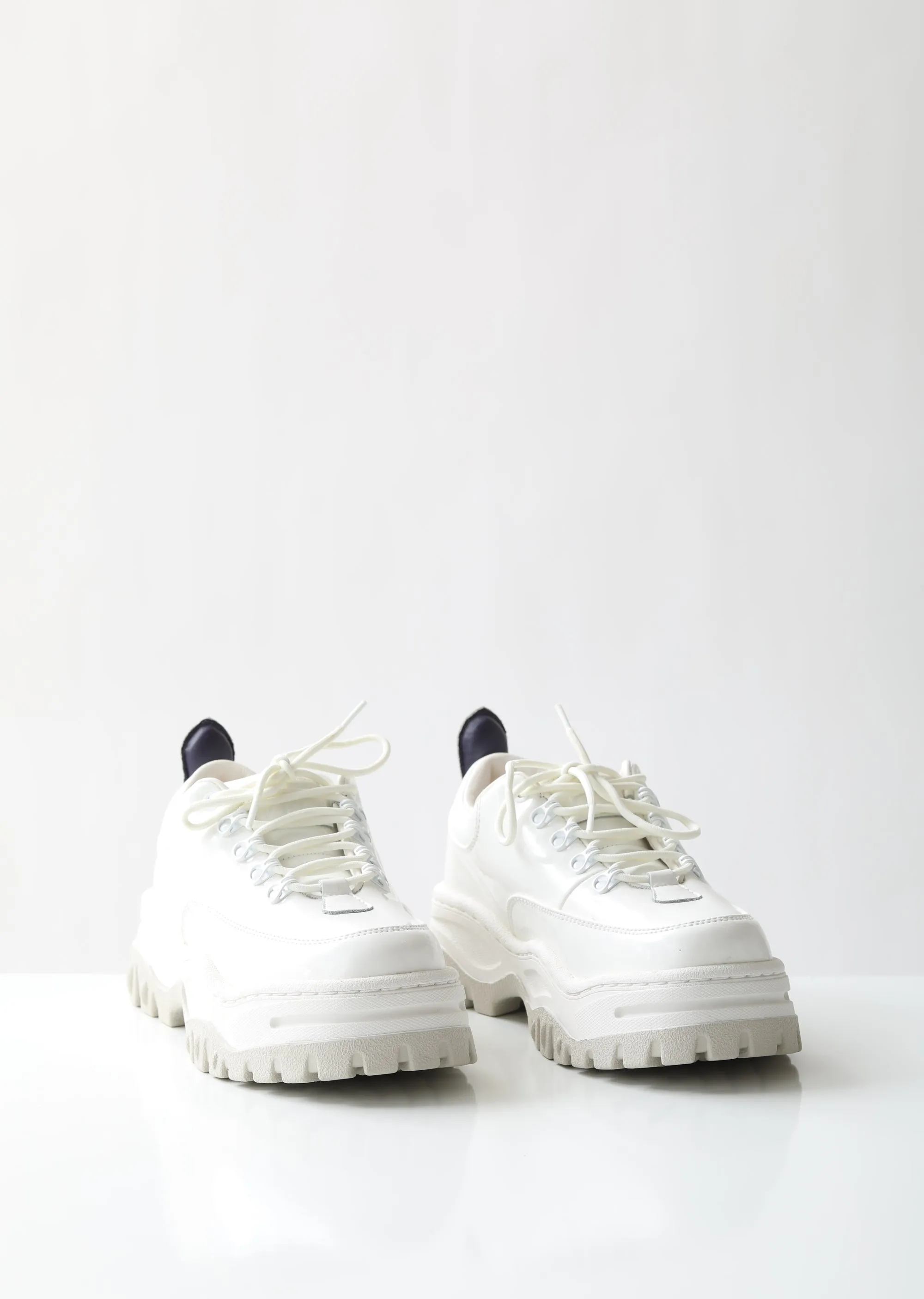 Angel Patent Lace-Up Sneakers