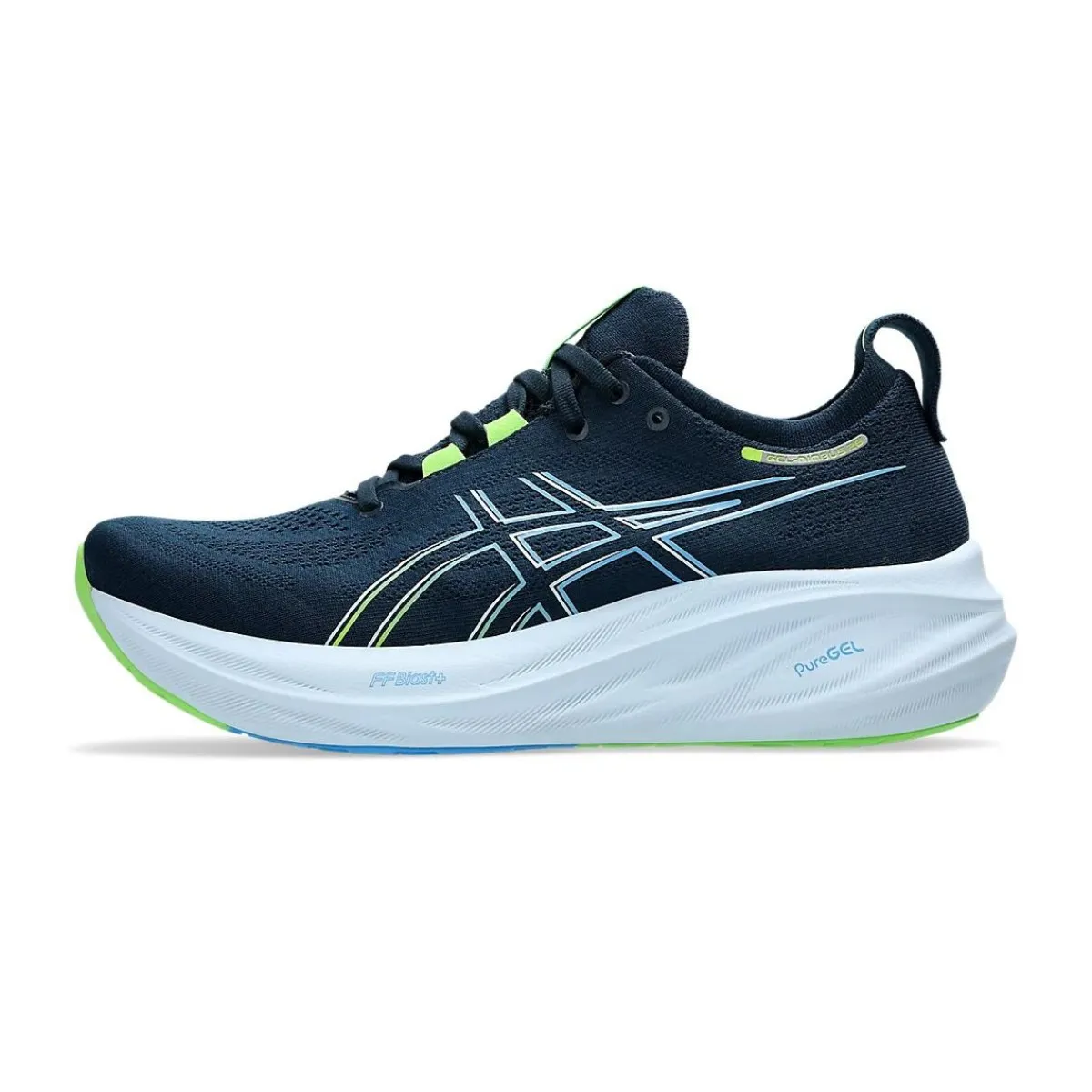 Asics Gel-Nimbus 26 Blue Lime SS24 Sneakers