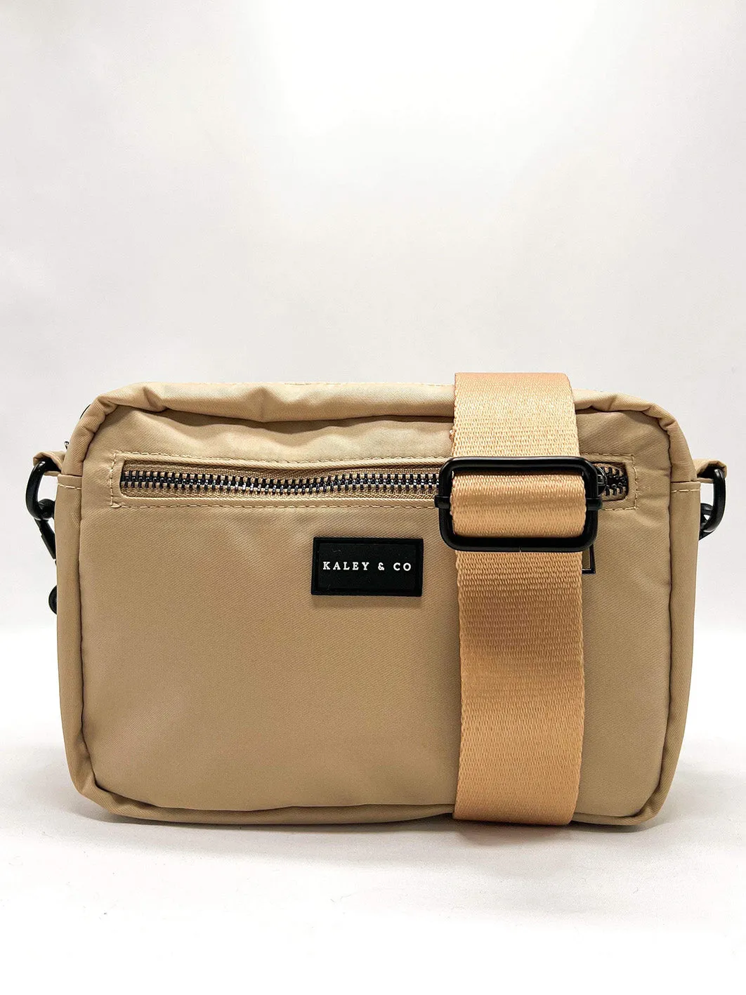 Athleisure Bag - Nylon - Tan & Black