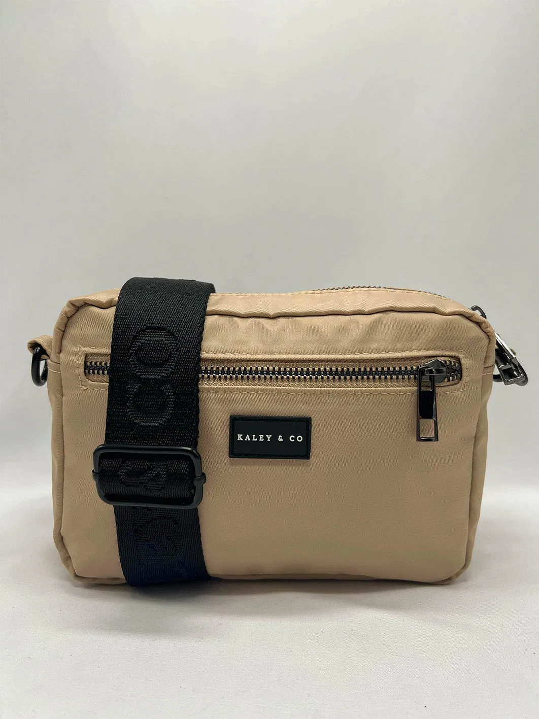 Athleisure Bag - Nylon - Tan & Black