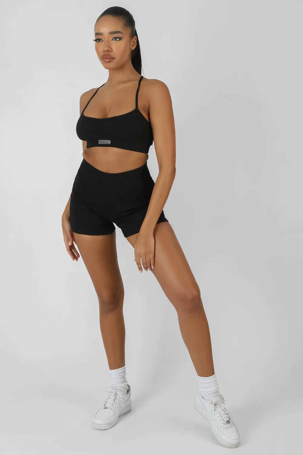 Athleisure Booty Shorts Black