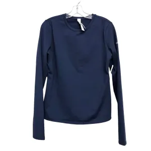 Athletic Top Ls Crewneck By Alo In Navy, Size:M