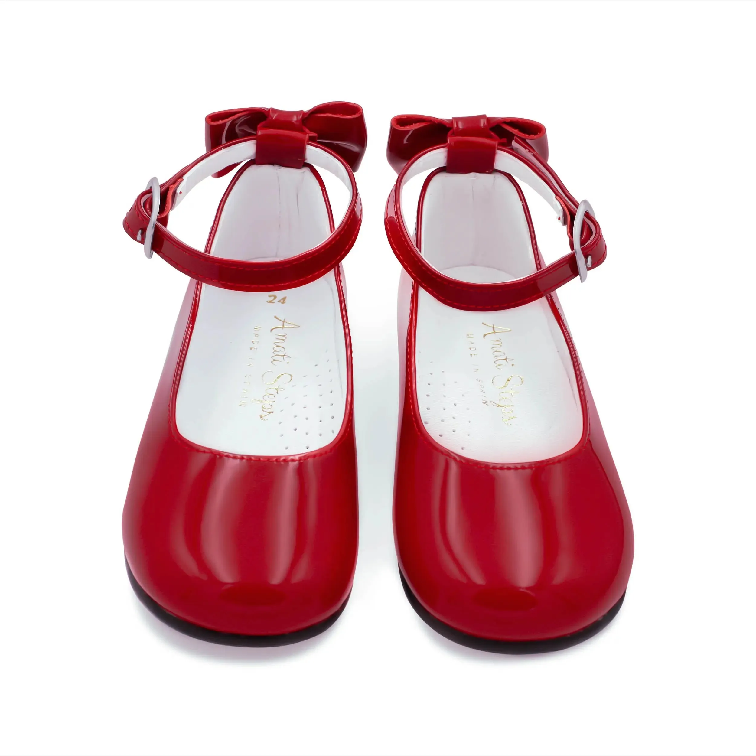 Ava - Red Patent Leather Mary Jane Shoes