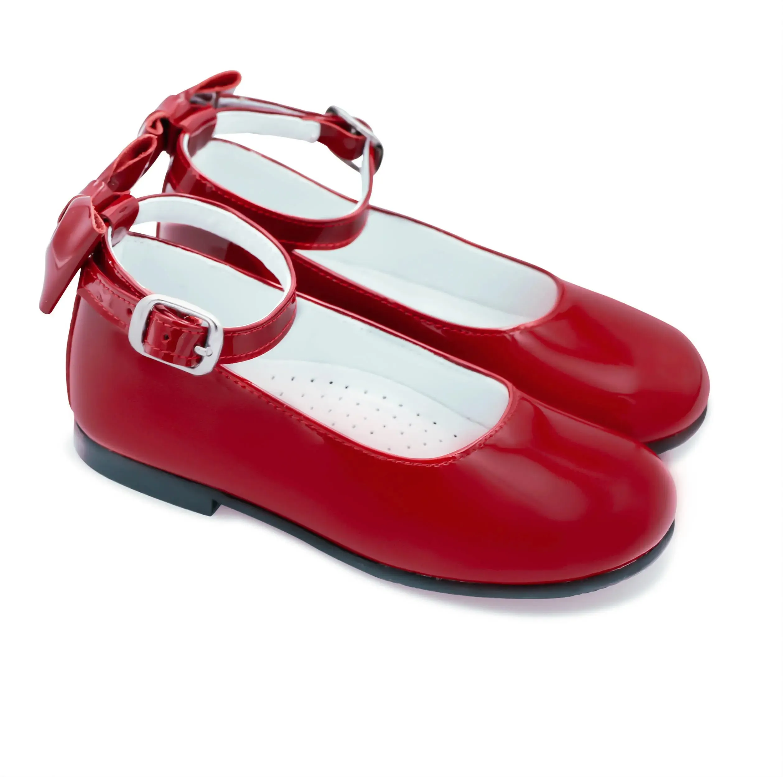 Ava - Red Patent Leather Mary Jane Shoes