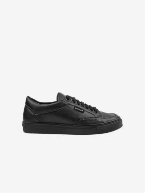 Awake Vegan Grape Leather Sneakers | Black