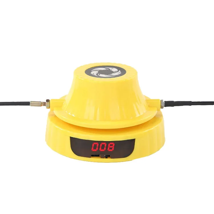 AWU-028 Smart Digital Display Electronic Counting Colorful Light Effect Remote Rope Skipper(Lemon Yellow)