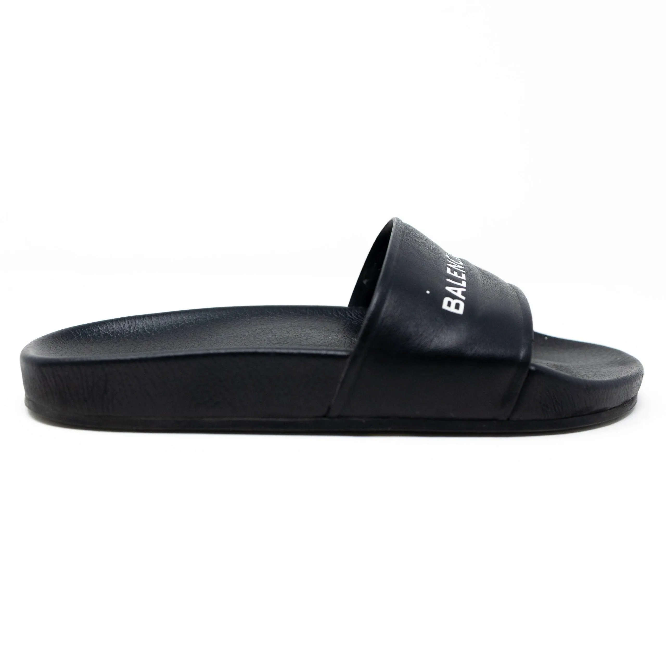 Balenciaga Black Logo Slides 36