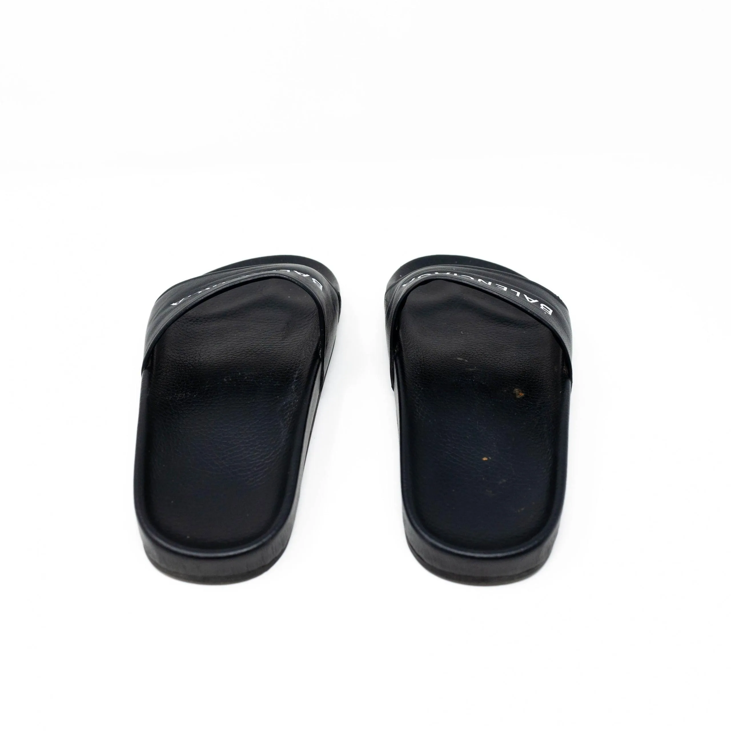 Balenciaga Black Logo Slides 36