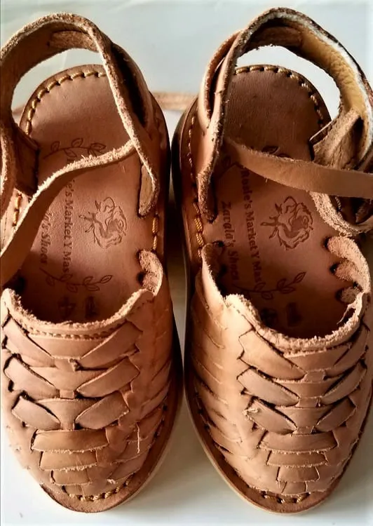 Beautiful Handmade  Lace up Huaraches for Babies & Toddlers