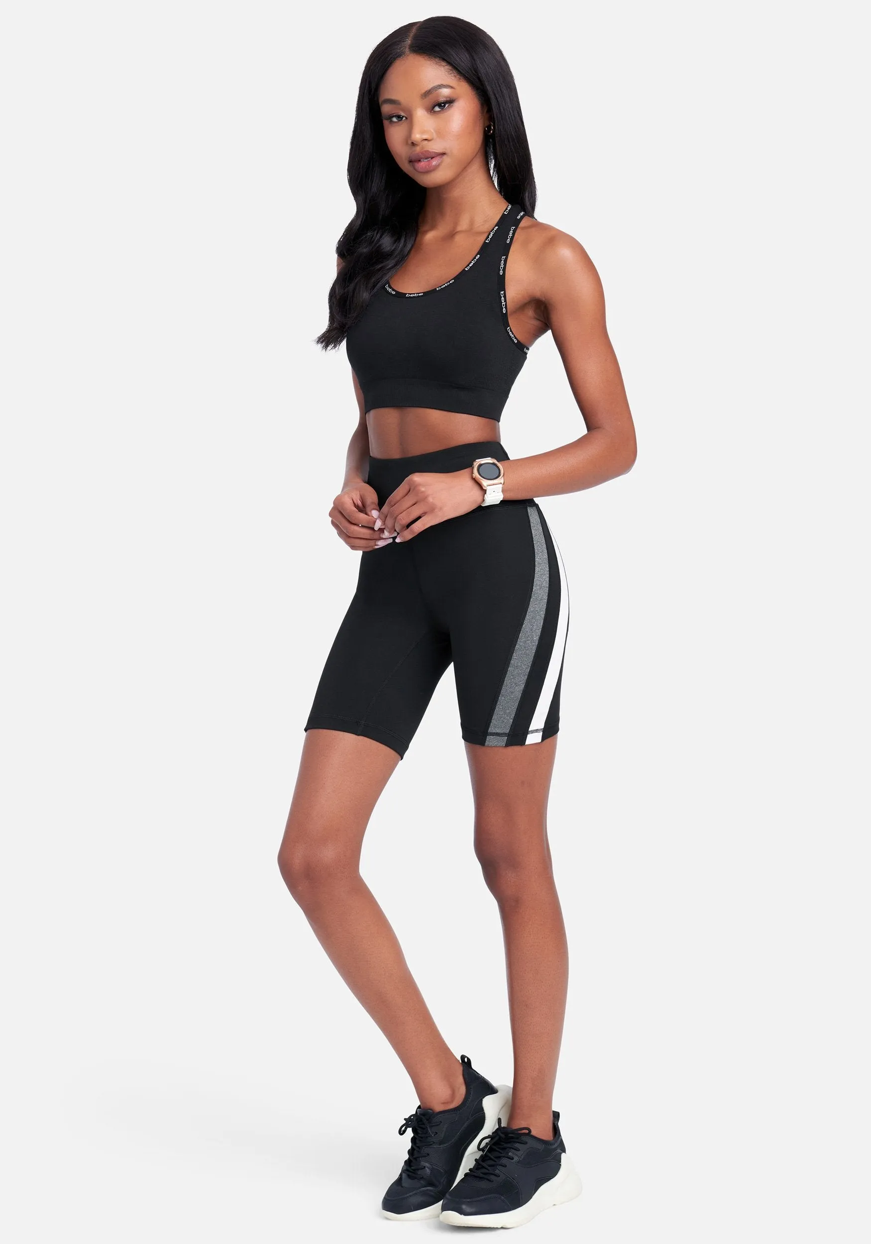 Bebe Colorblock Bike Short