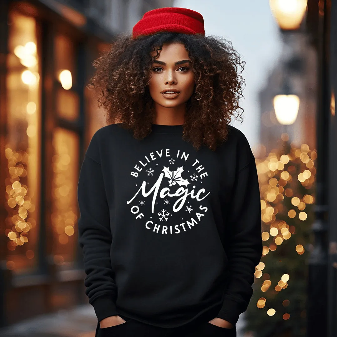 Believe in the Magic Hoodie Design, Christmas Hoodie, Unisex Hoodies