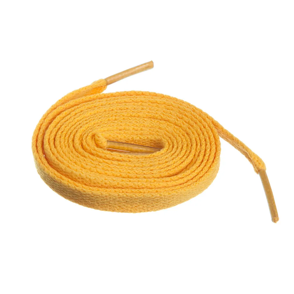 Birch's Flat 5/16" Shoelaces - Sunflower Yellow