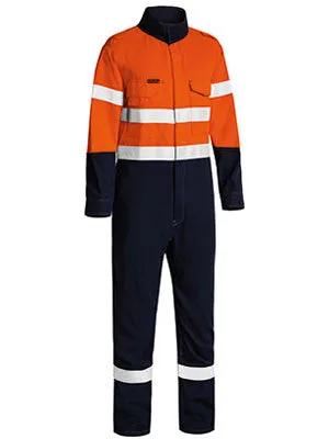 Bisley Tencate Tecasafe Plus Taped 2 Tone Hi Vis Fr Lightweight Engineered Coverall (BC8186T)