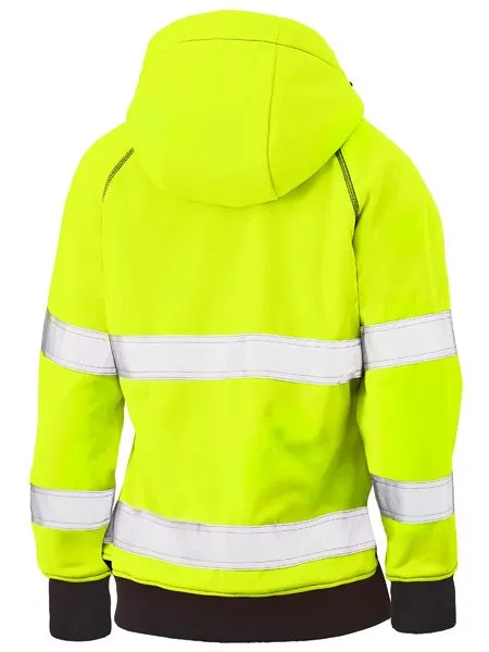 Bisley Womens Taped Hi Vis Fleece Hoodie (BKL6819T)