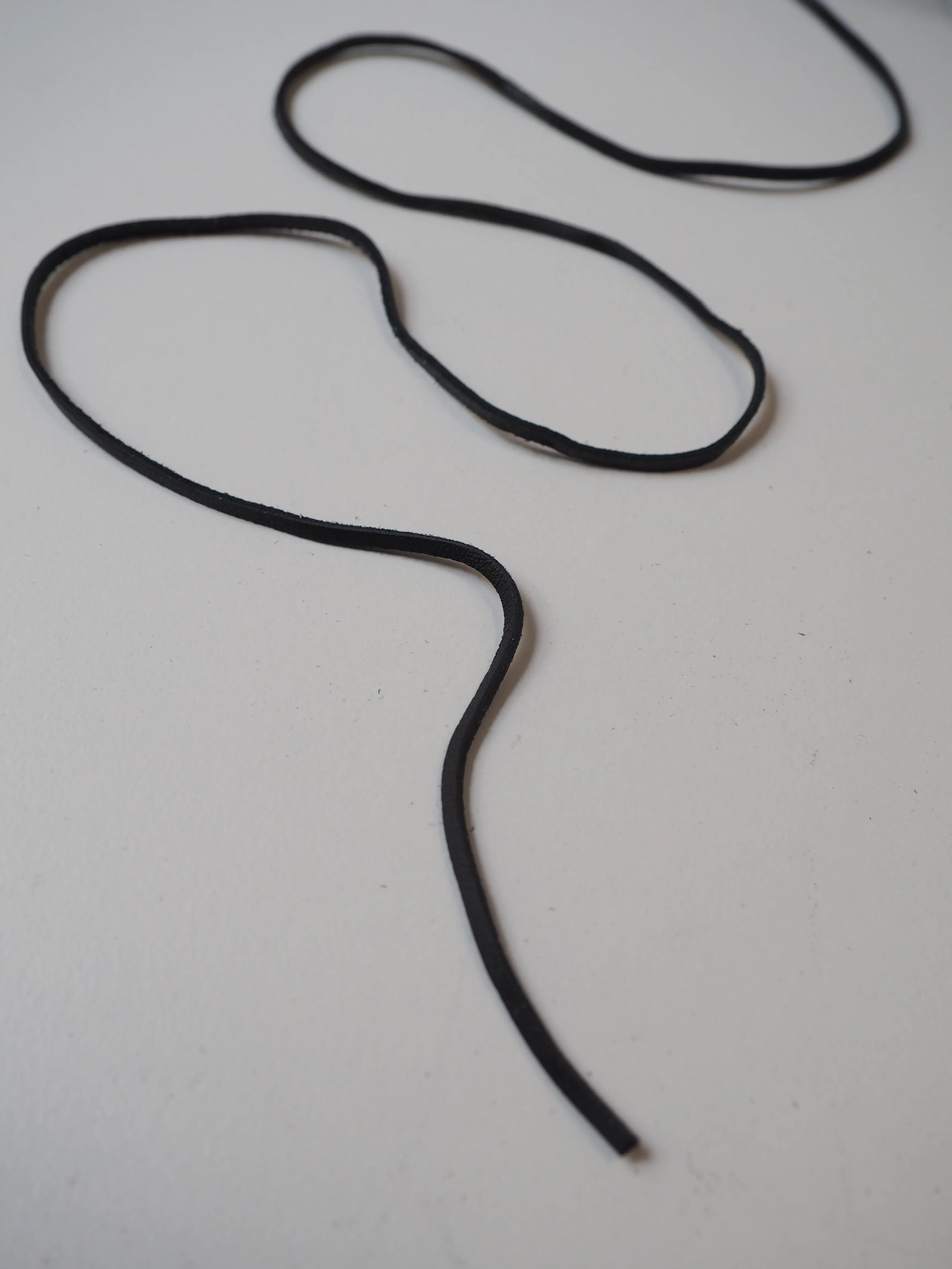 Black Leather Cord 2mm