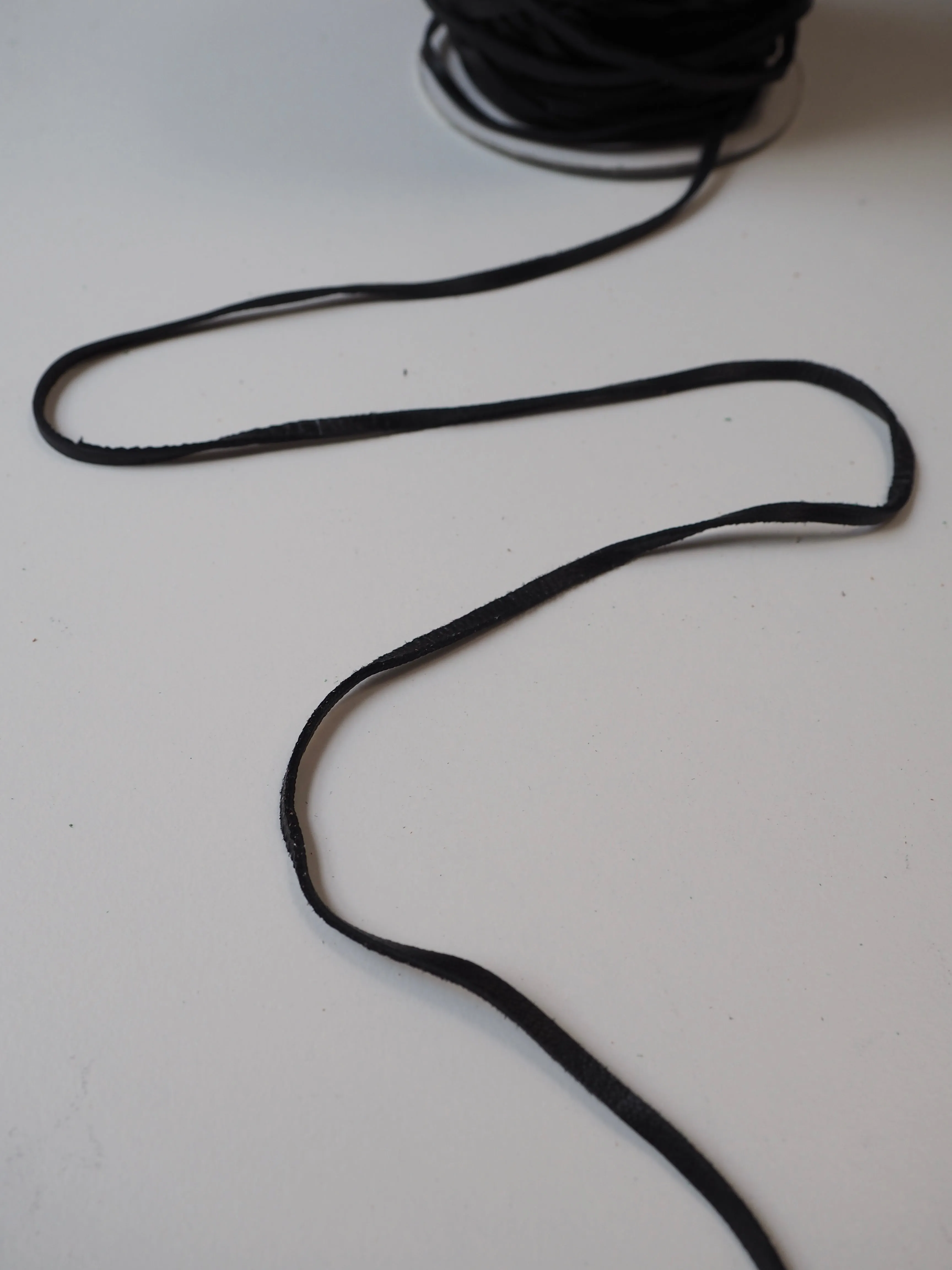 Black Leather Cord 3mm