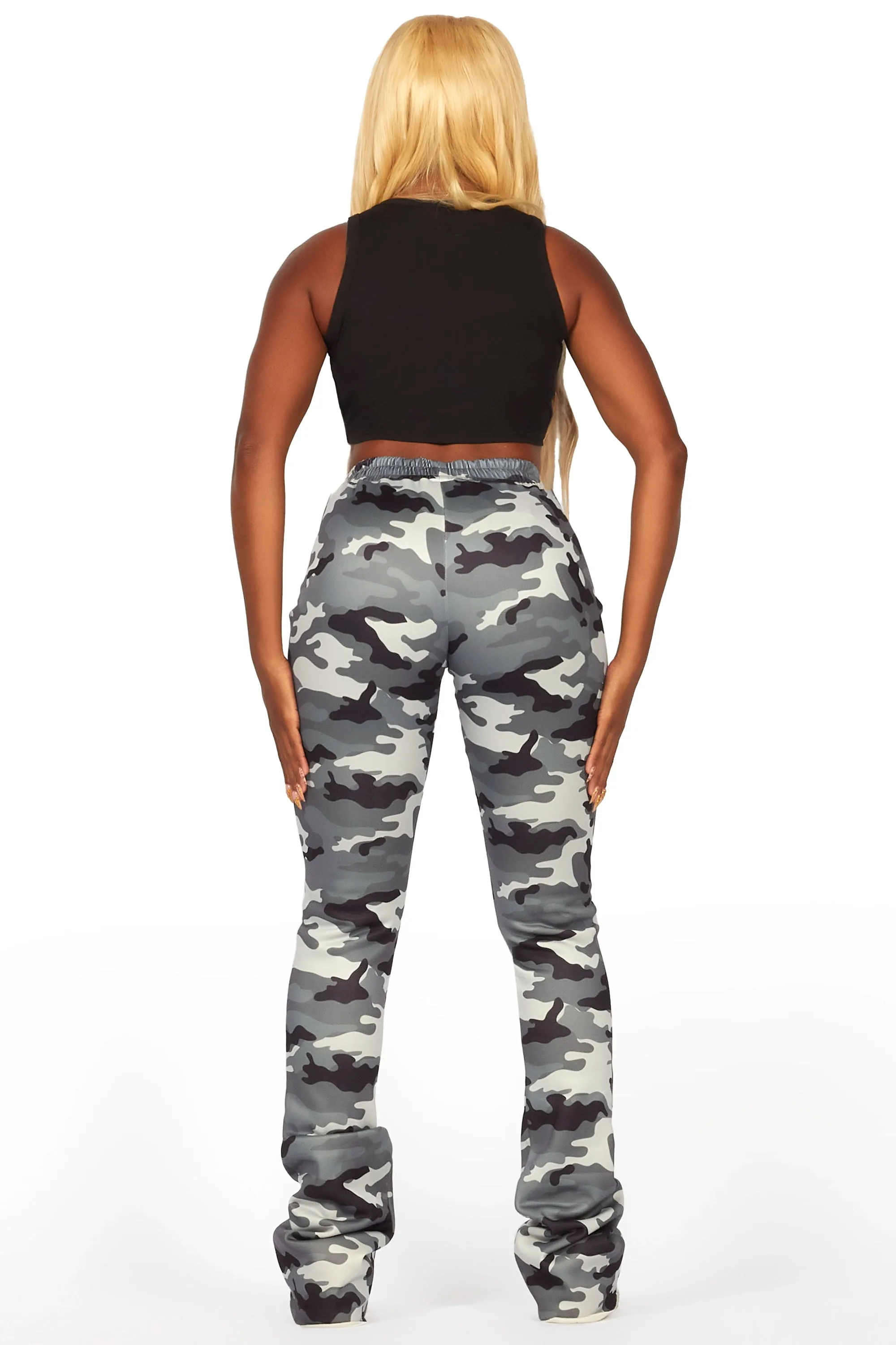 Blakely Grey Camo Super Stacked Pant