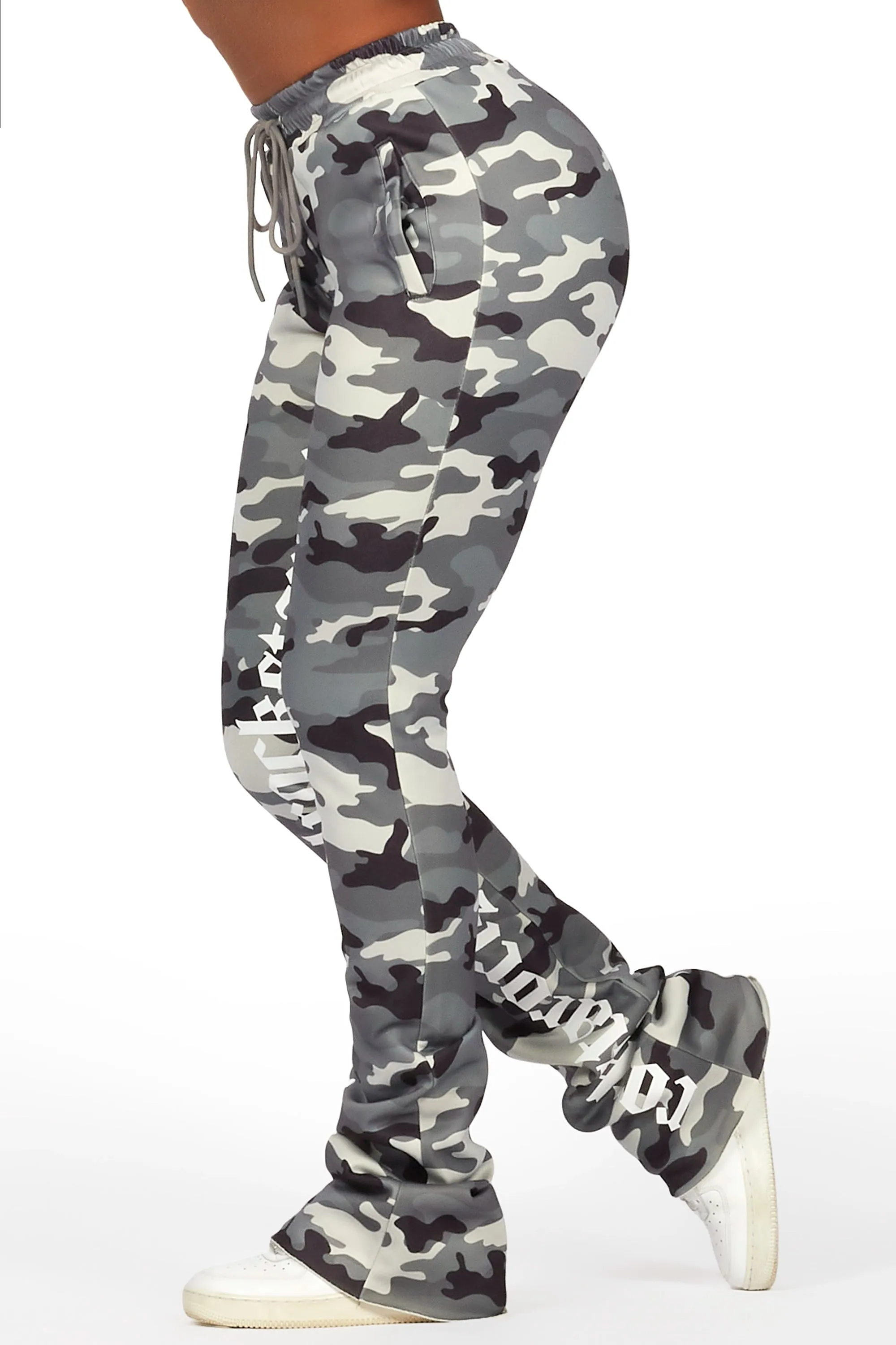 Blakely Grey Camo Super Stacked Pant