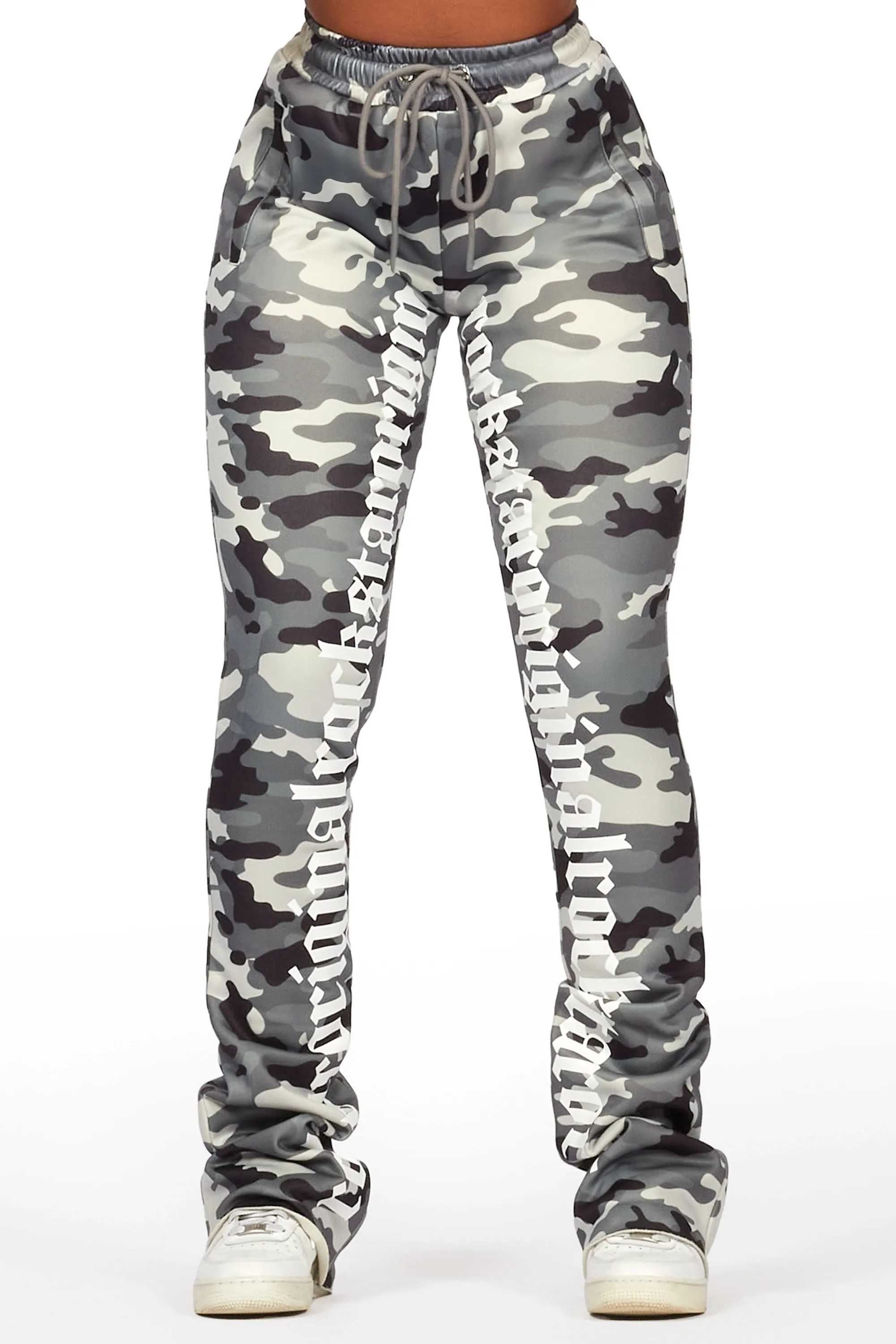 Blakely Grey Camo Super Stacked Pant