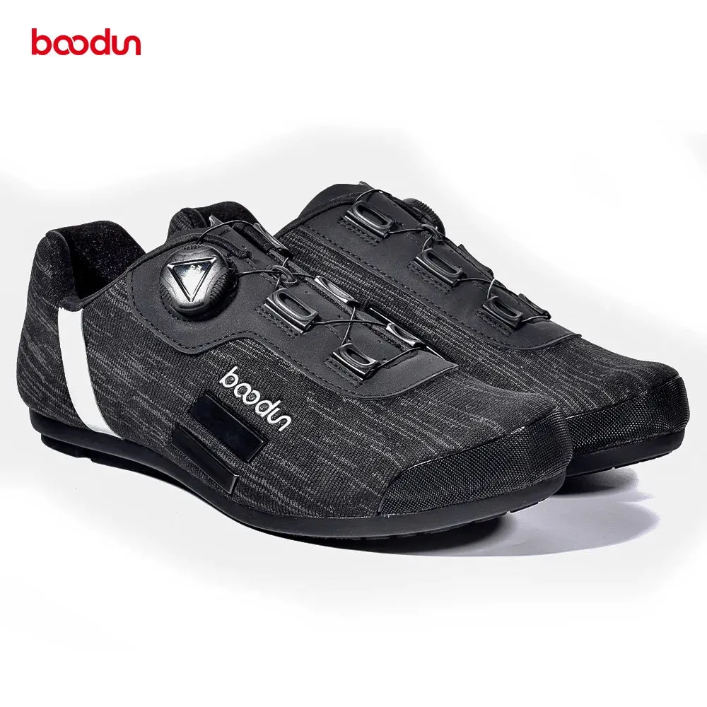 Boodun 1212 Non Lock Riding Men's Assisted Road Professional  Mountain Bike Shoes