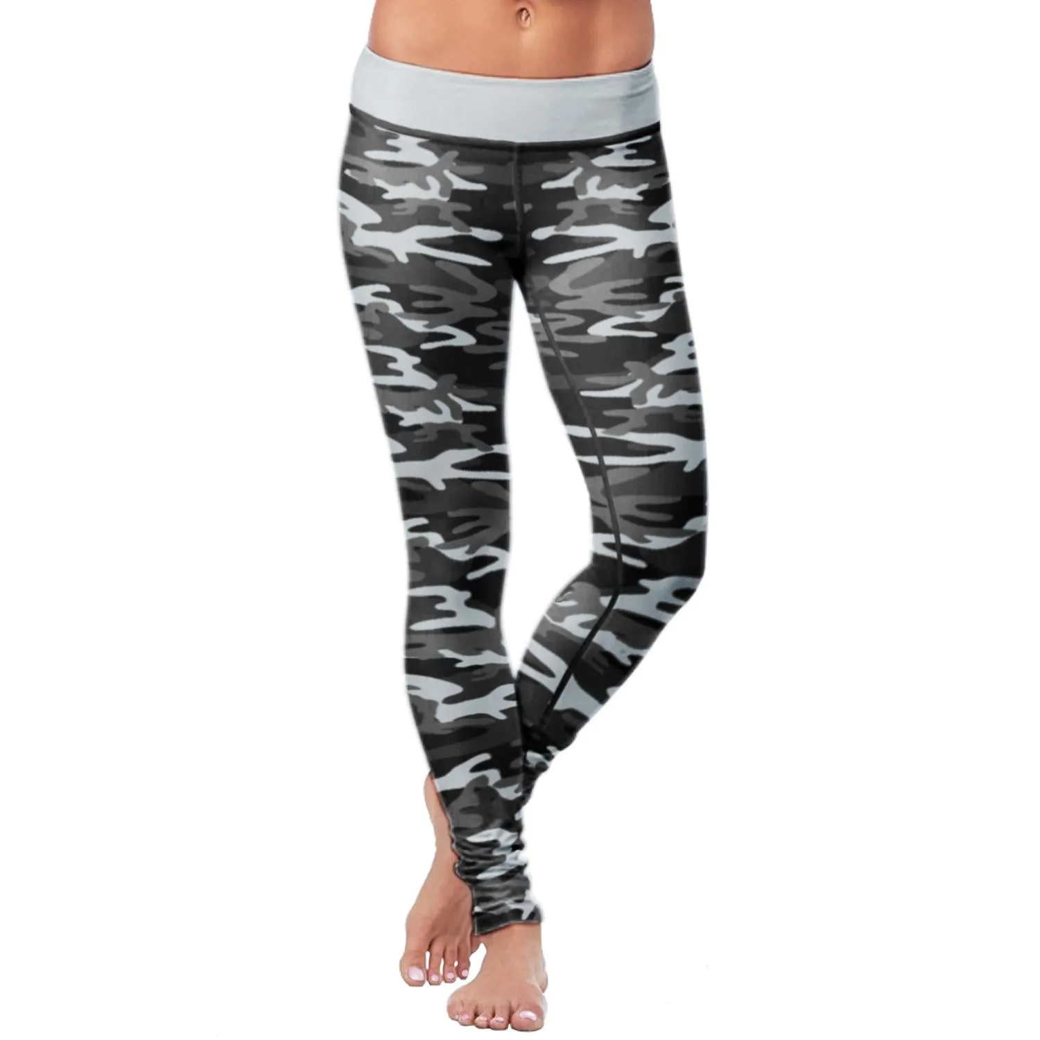 Boricua City Camo Premium Athleisure Leggings