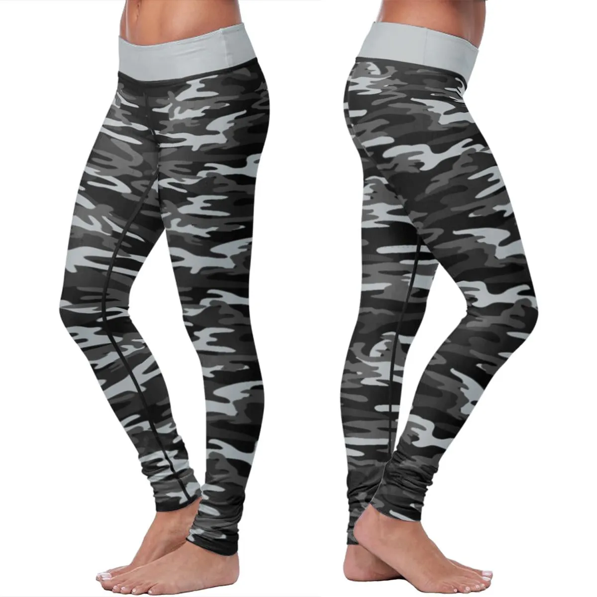 Boricua City Camo Premium Athleisure Leggings