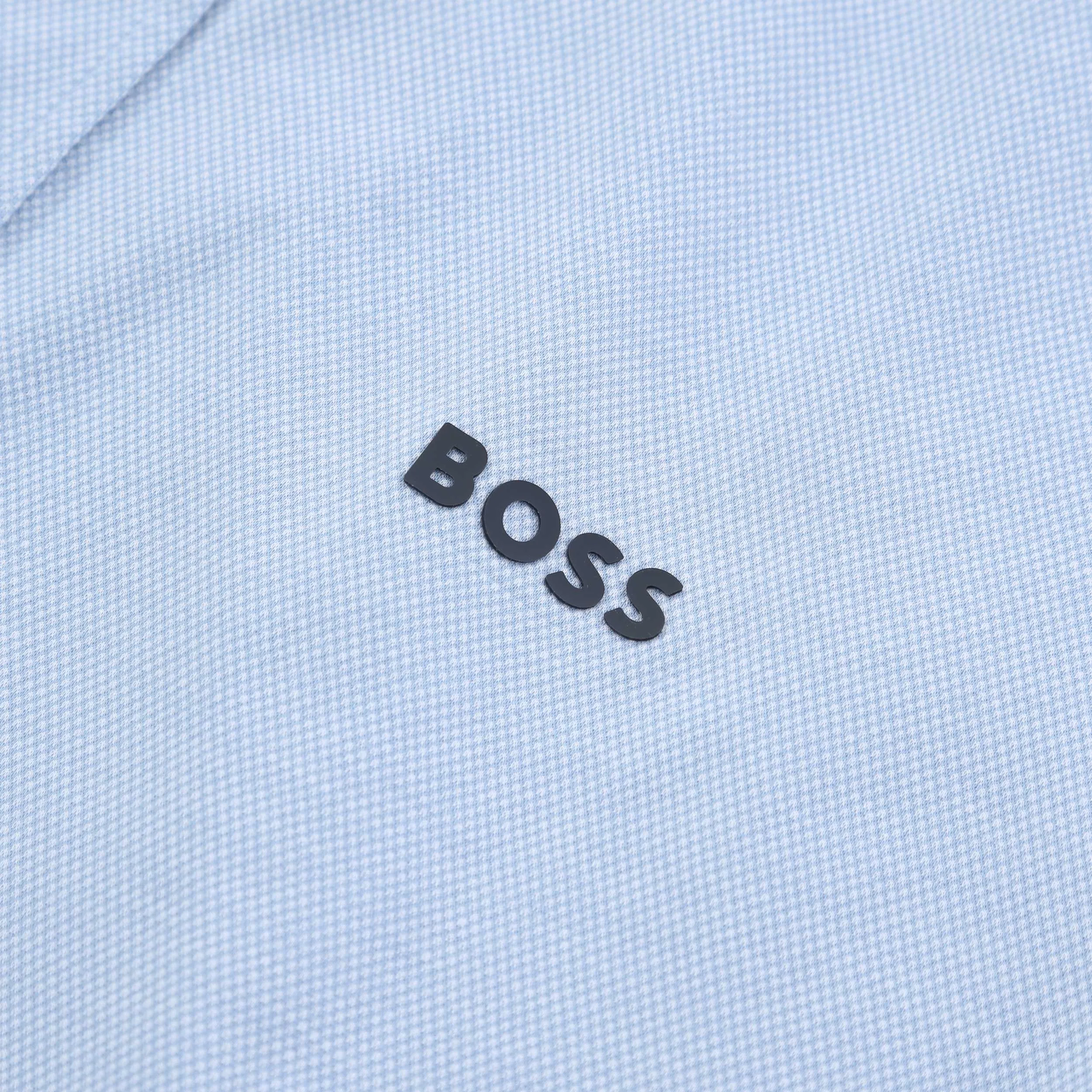 BOSS Biado R Shirt in Light Blue