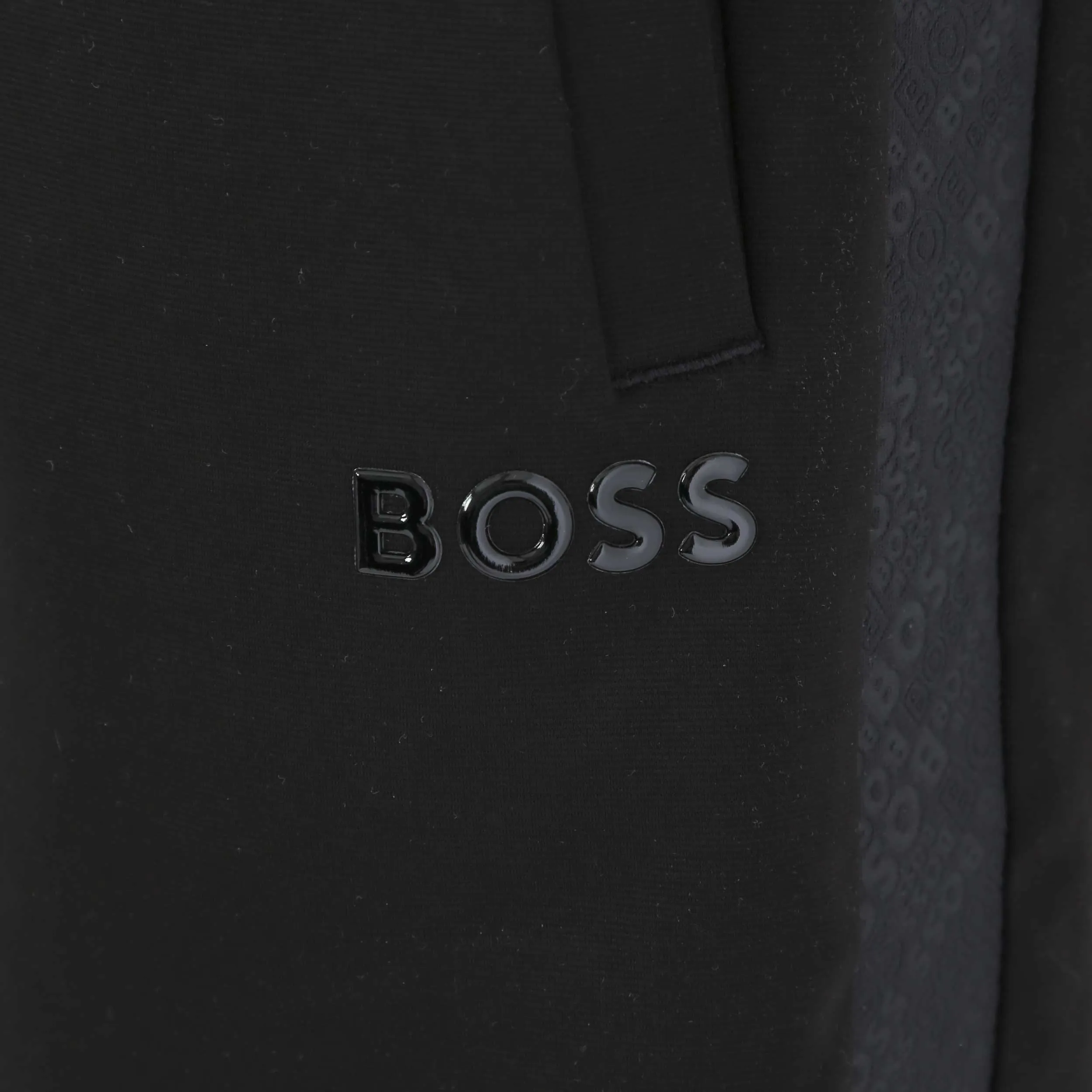 BOSS Headlo Mirror Sweat Short in Black