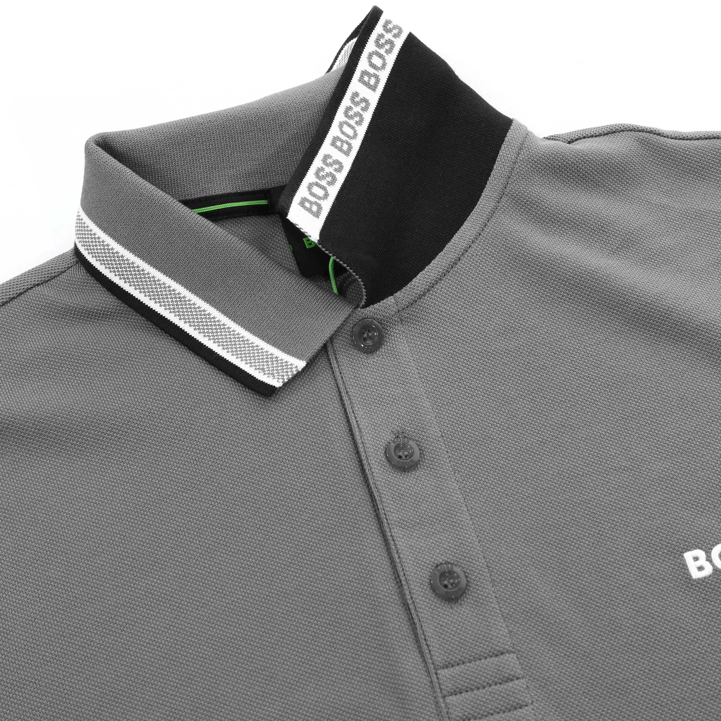 BOSS Paddy Polo Shirt in Medium Grey