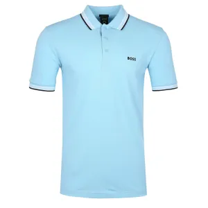 BOSS Paddy Polo Shirt in Sky Blue